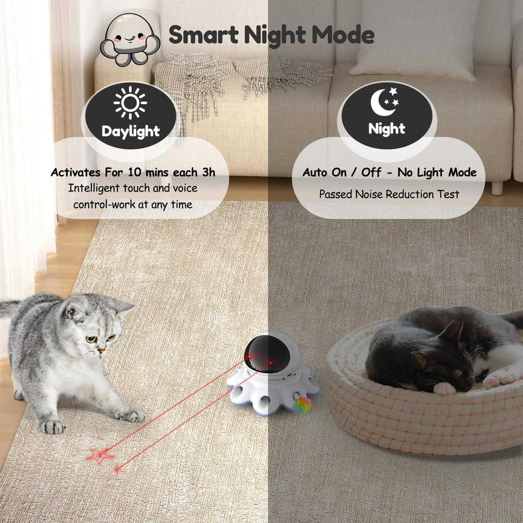 2-in-1 Interactive Cat Laser Toy Y274