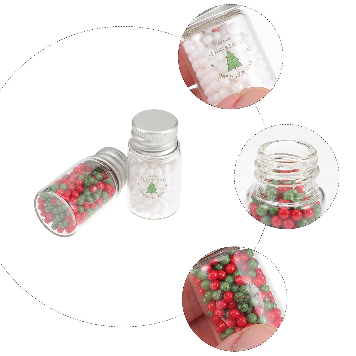 20 pcs Miniature Christmas Doll House Candy Props L838