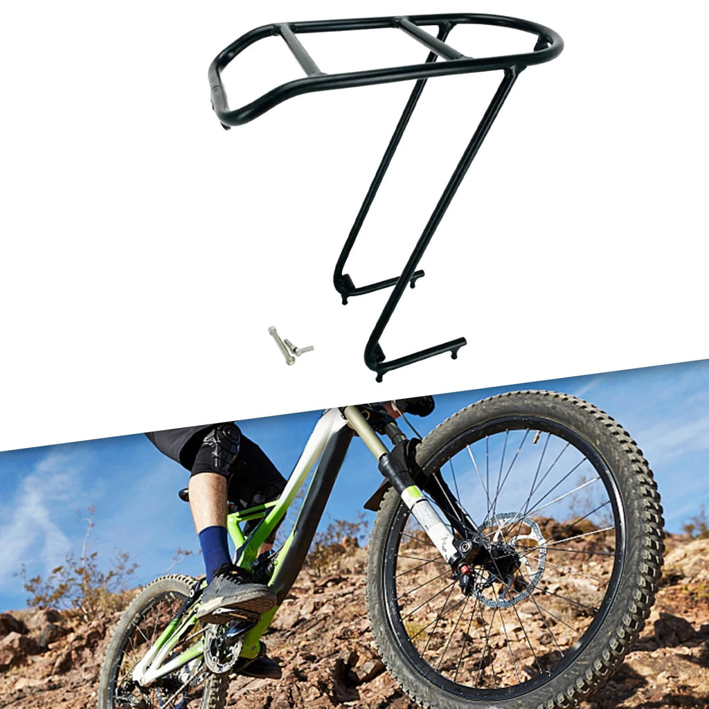 Front Rack Aluminum Alloy Bike Luggage Rack for 20inch Folding Bike Black O115