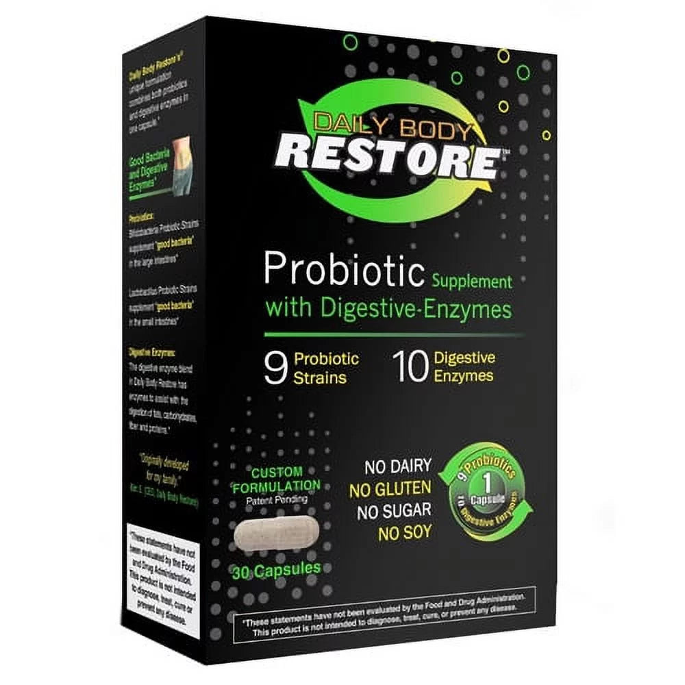 Probiotic With Digestive Enzymes Capsules 6 Pack Q13414