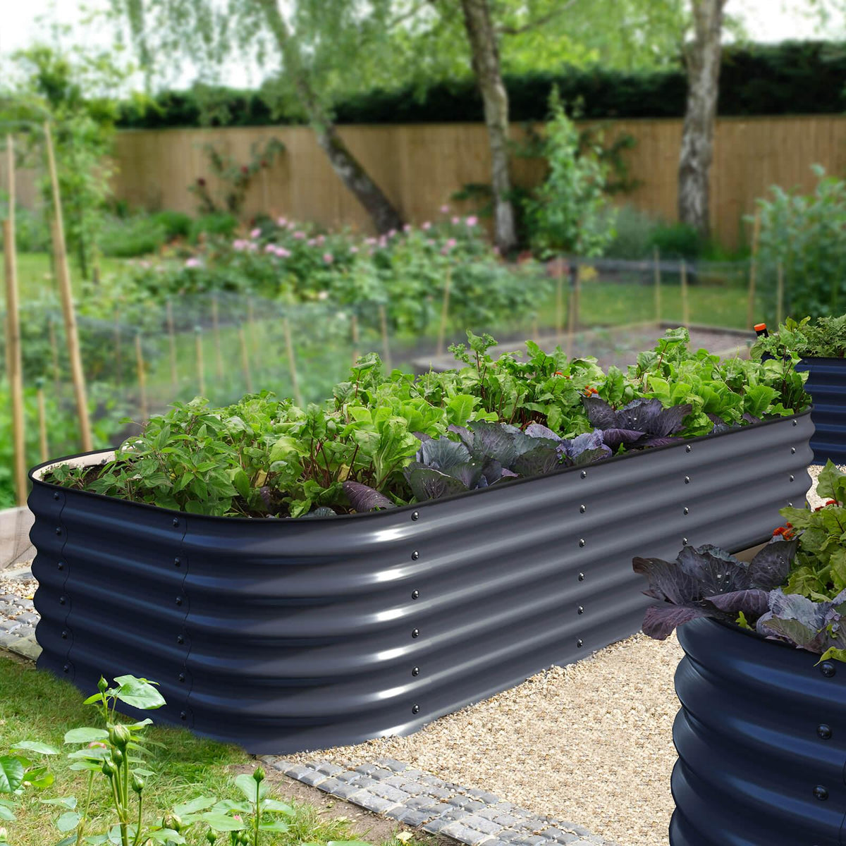 Galvanized Metal Raised Garden Bed P927