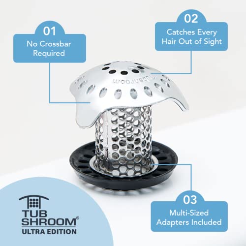 Stainless Steel Tub Drain Protector Hair Catcher Z99260