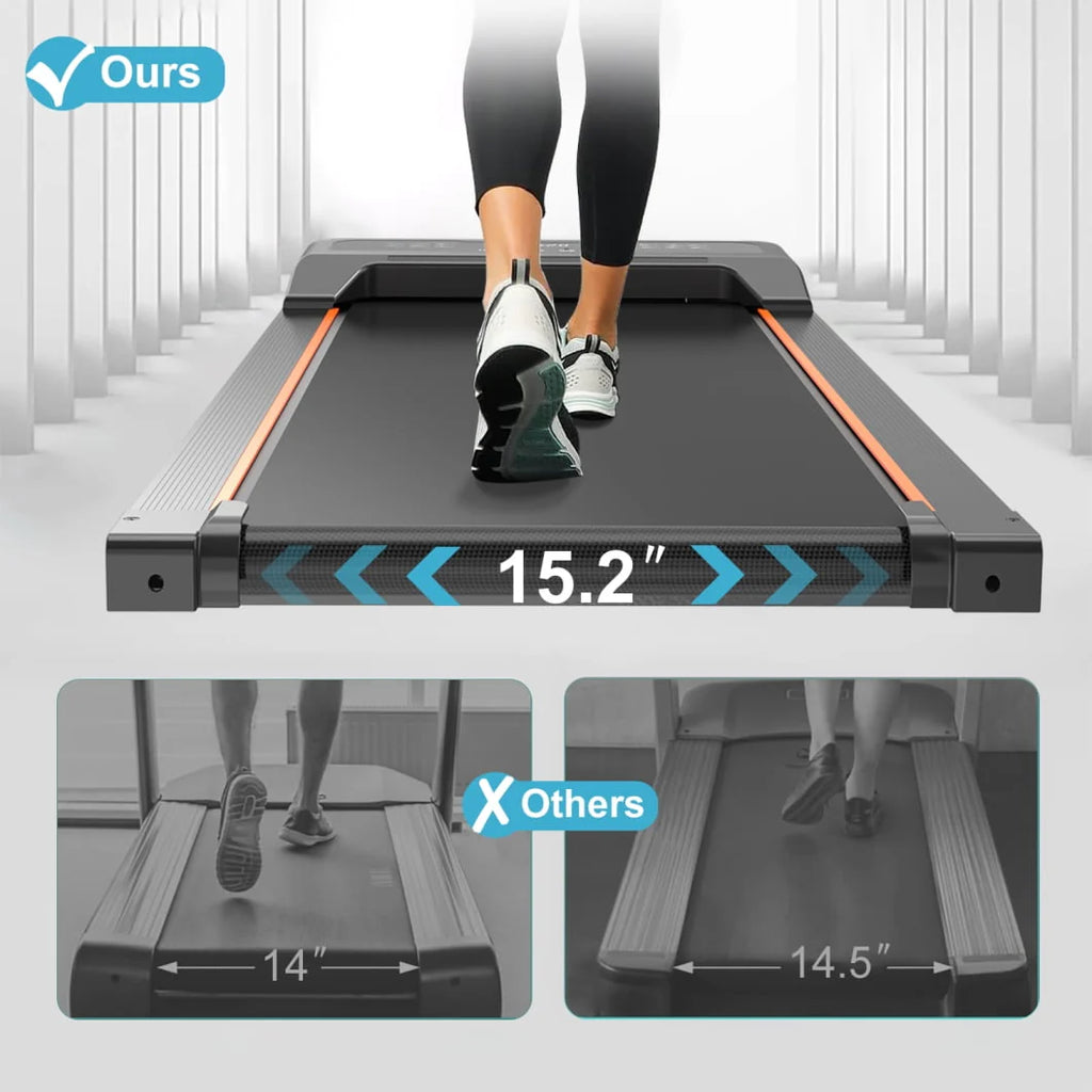 2.5HP Portable Treadmill with LED Display and Remote Control D71168