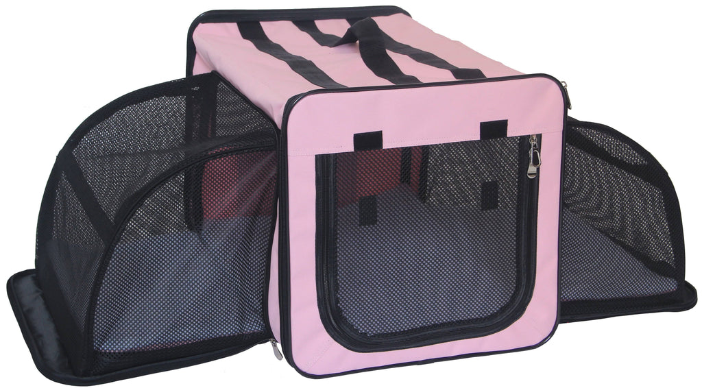 Blue Lightweight Collapsible Pet Dog Crate S3356