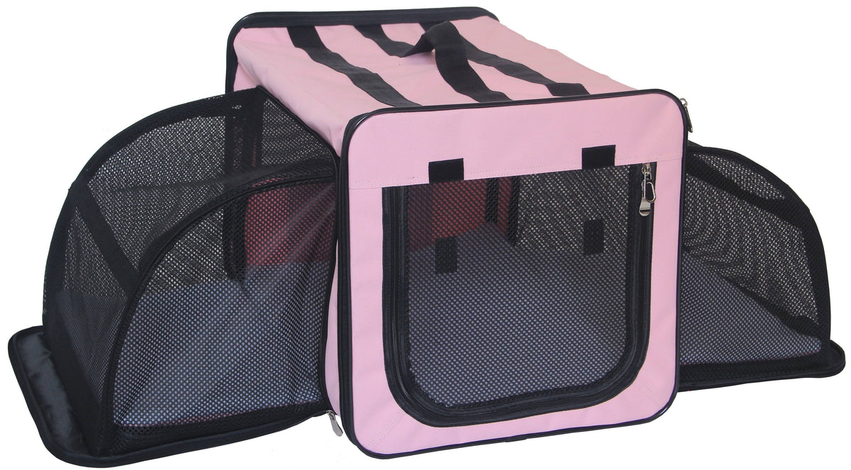 Blue Lightweight Collapsible Pet Dog Crate S3356