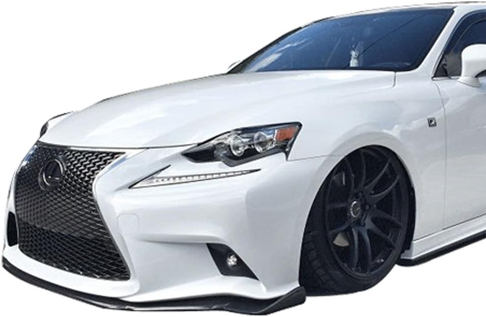Black PU Front Lip Finisher Under Chin Spoiler D987963