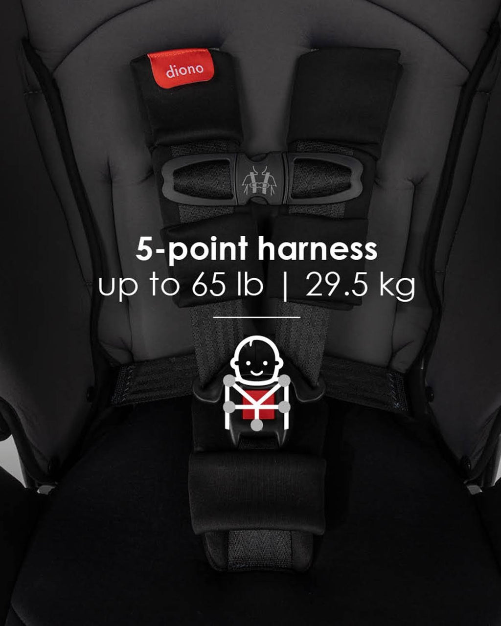 Gray Convertible Car Seat I57433