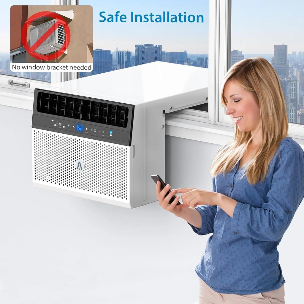 6000 BTU Window Air Conditioner with Remote Control O1925