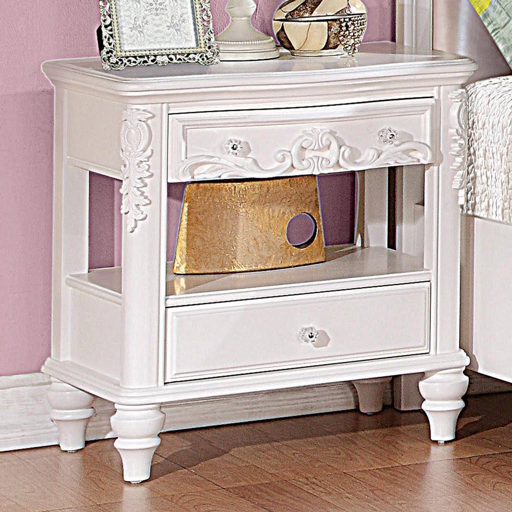 White Vanity Desk W94642