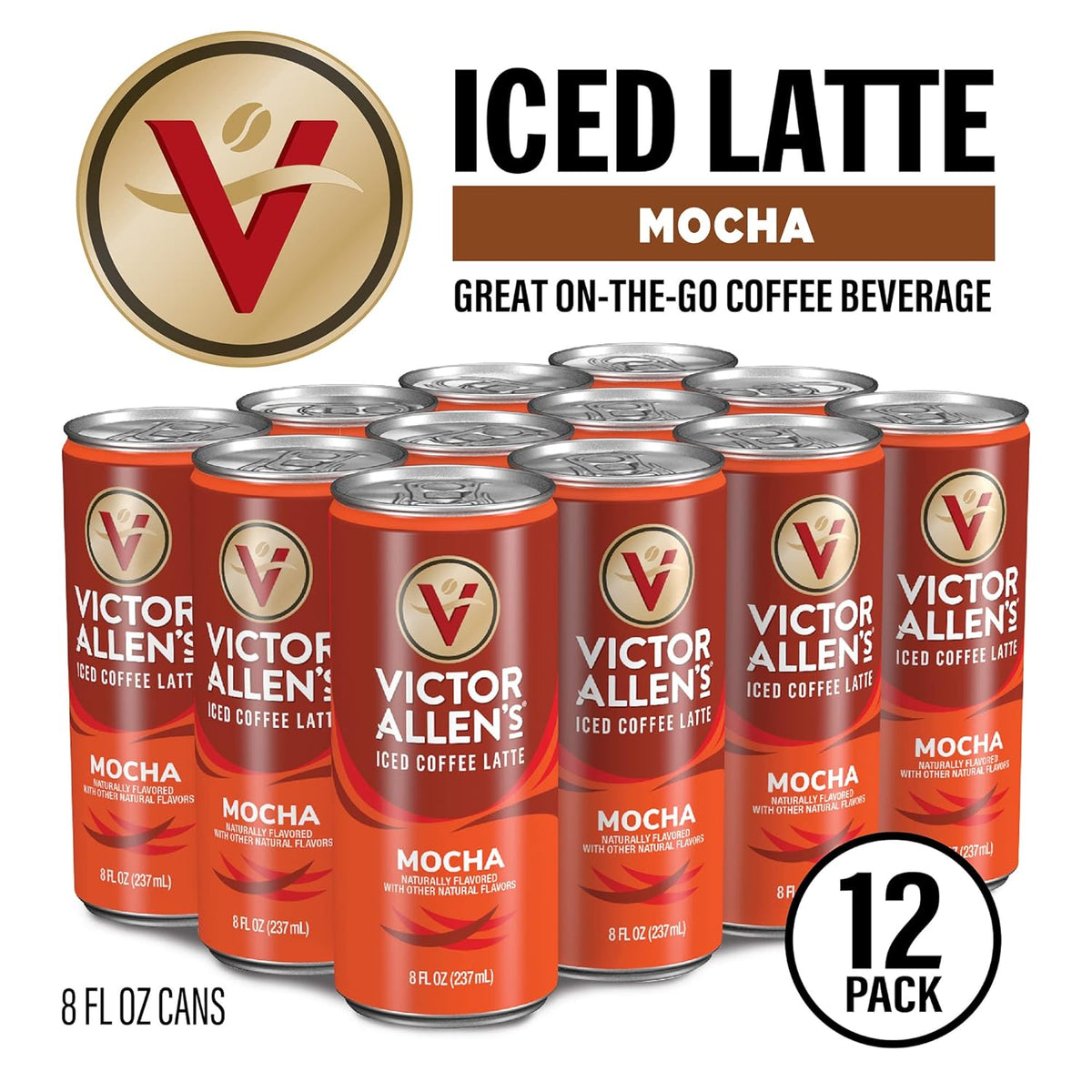 8oz Canned Coffee Latte (12 Pack) T48473