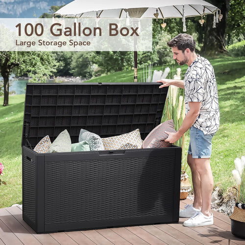 100 Gallon All-Weather Resin Deck Box R941