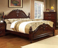 Cherry Color Queen Size Bed Y803769