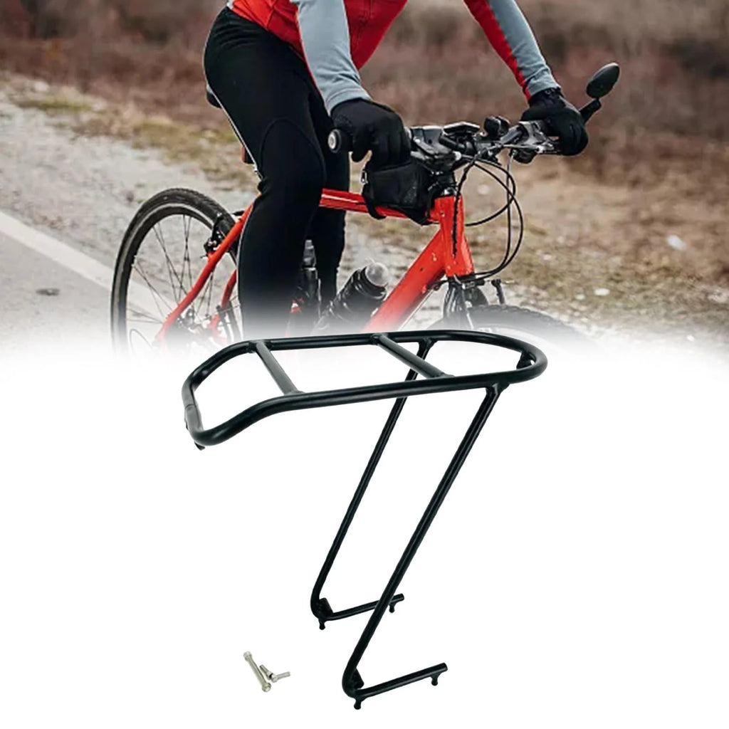 Front Rack Aluminum Alloy Bike Luggage Rack for 20inch Folding Bike Black O115