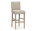 Gray Wash Leather Bar Stool C91731