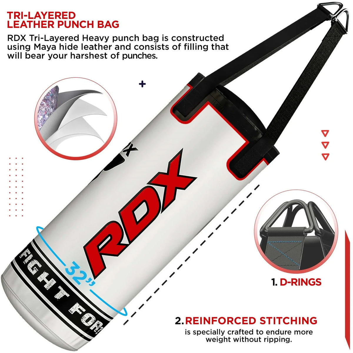 Kids Punching Bag Unfilled Set 2FT B619947