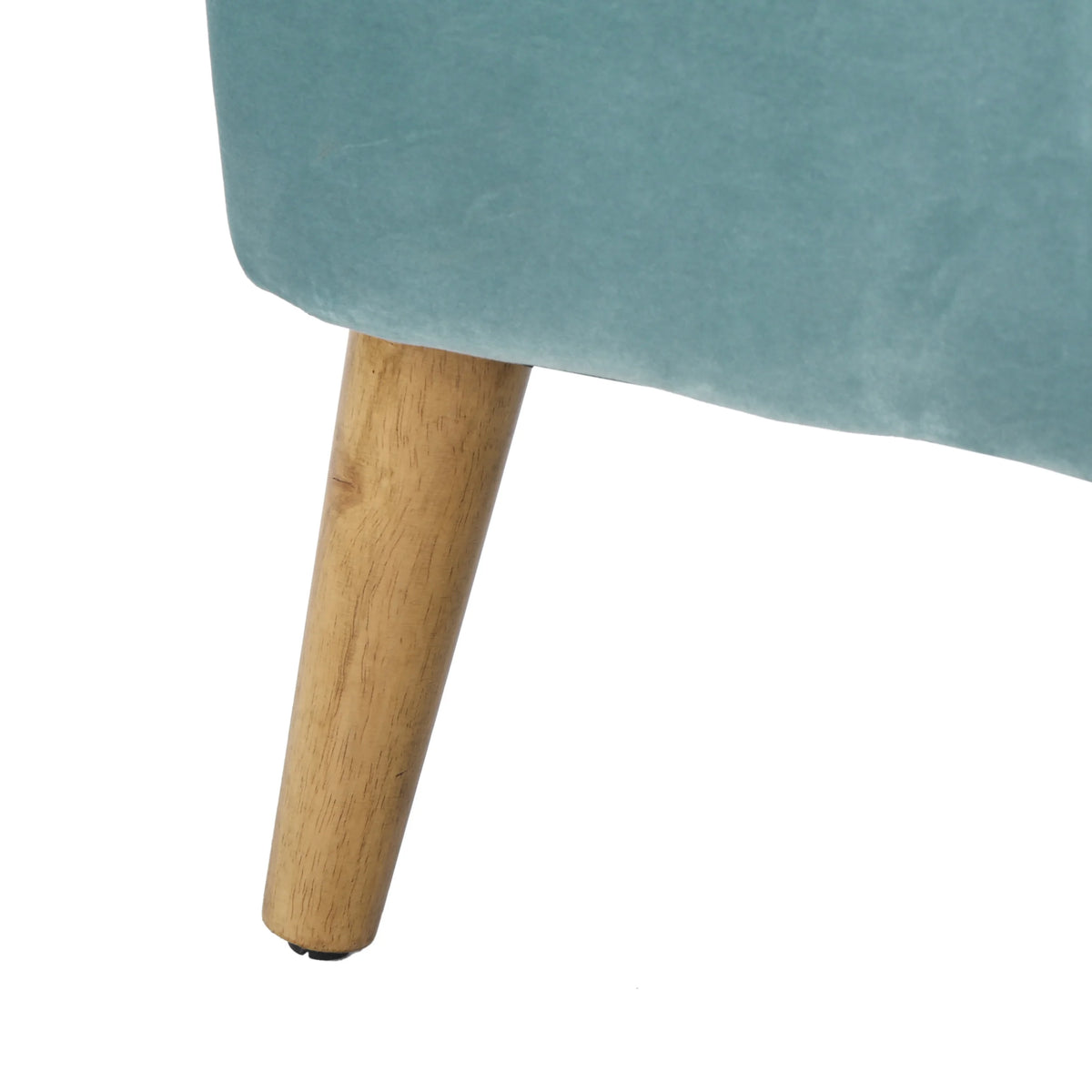 Seafoam Blue Velvet Club Chairs, Set of 2 N44977