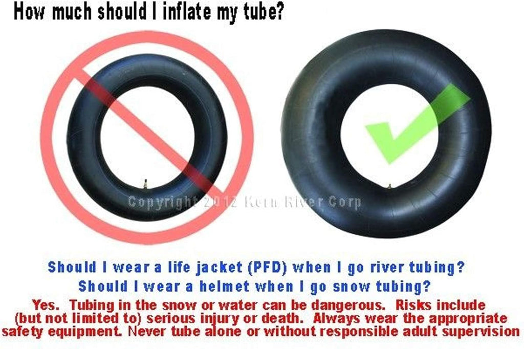 8 Pack 38" Rubber Snow Tube I3796