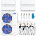48,000 BTU 4 Zone Ductless Air Conditioner and Heat Pump F858494