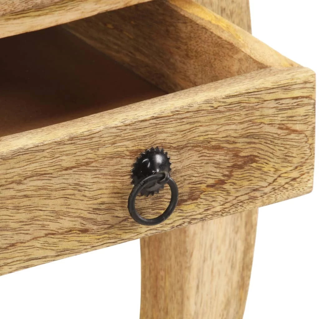Solid Mango Wood Bed Cabinet A652