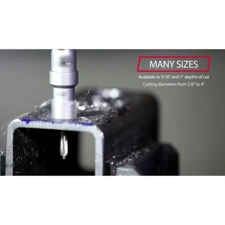 Carbide Tipped Hole Cutter, 3-11/16x22, 1x22 Depth of Cut M701