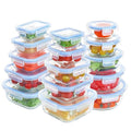 30 Pieces Glass Meal Prep Containers with Lids P104