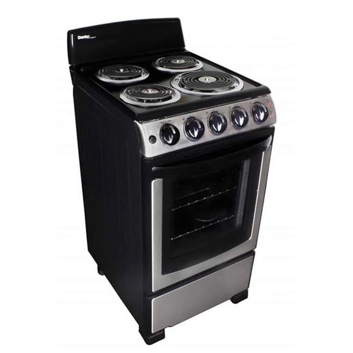 Black 2.3 cu.ft. Single Electric Range with Manual Clean Oven Y804