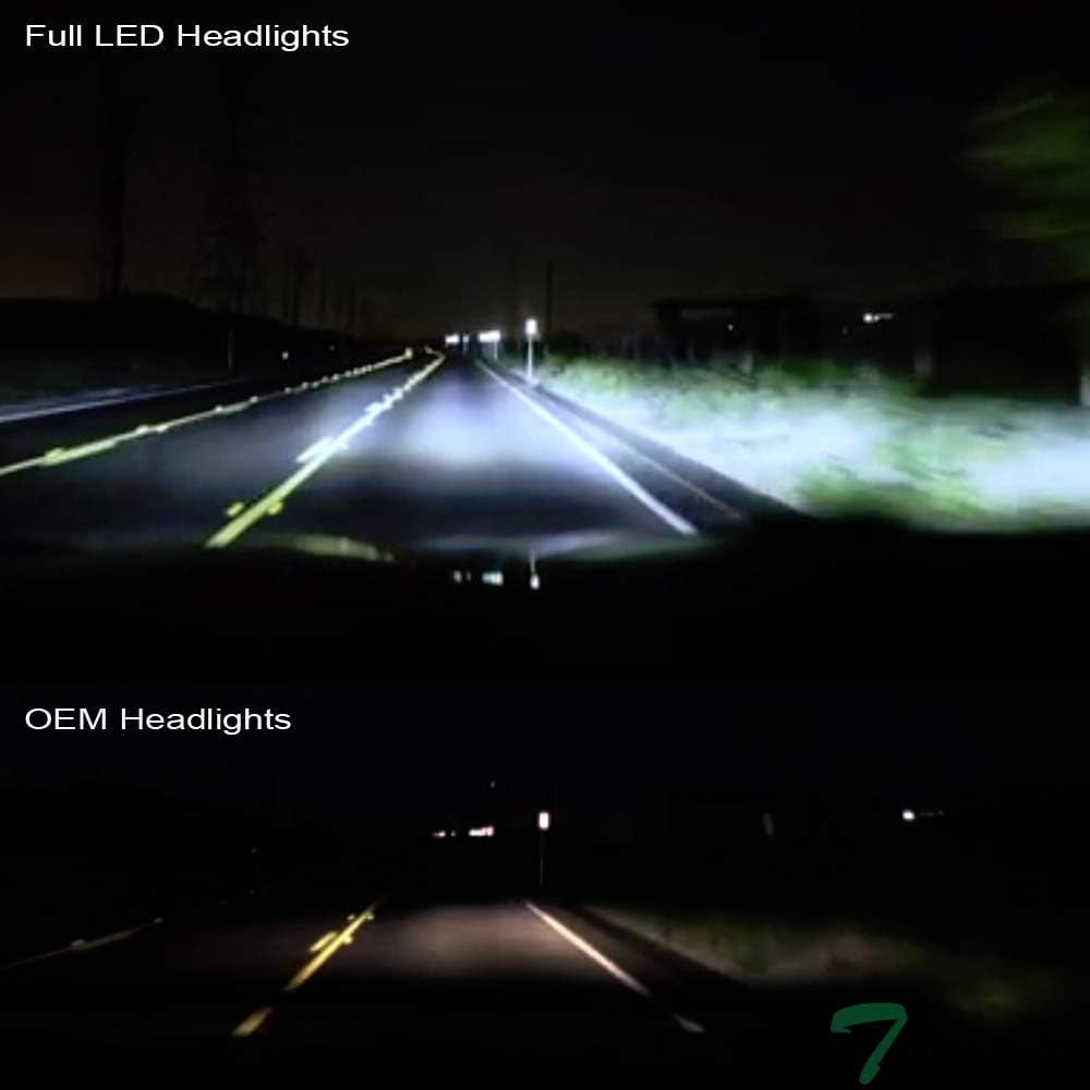 Black Housing Full LED Sequential Quad Projector Headlights K771