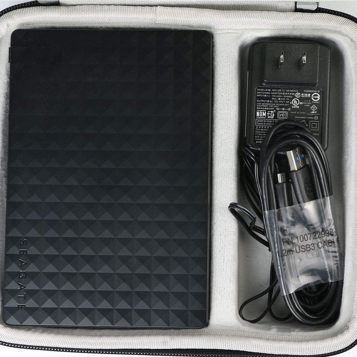 Hard Travel Case for External Hard Drive S798383