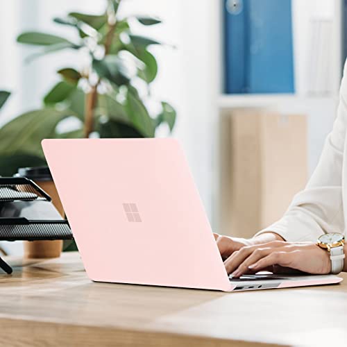 Case Only Compatible with Microsoft Surface Laptop Go 12.4 inch, Protective Plastic Hard Shell K5525
