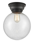 Matte Black 10 inch Flush Mount Light F6497
