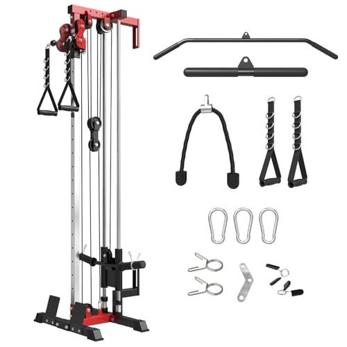 Wall Mount Cable Station with Dual Pulley System Q297957