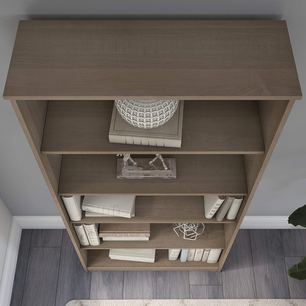 5 Shelf Ash Gray Bookcase H43845