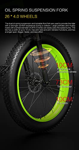 Foldable 26" x 4.0 Fat Tire Electric Bicycle with 1500w Motor and 48V 12.8Ah Removable Battery R63461
