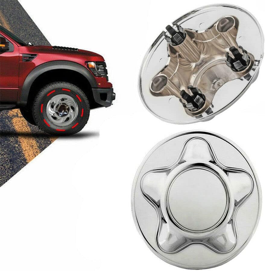 4PCS Chrome 5-Lug Steel Wheel Center Caps O13784