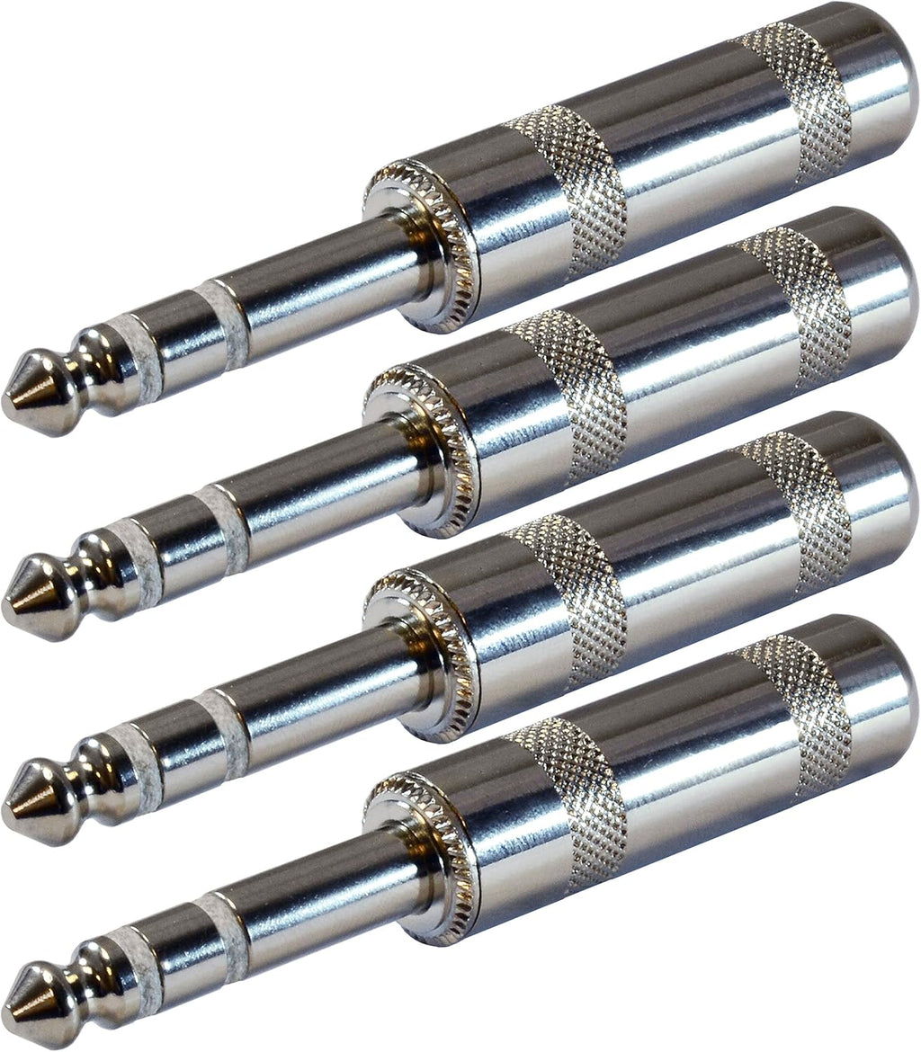 1/4 Inch TRS Male Stereo Phone Plug 20 Pack T5781