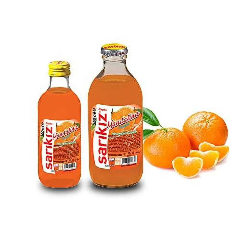Turkish Mandarin Flavored Mineral Water 200Ml X 6 Packs Q674