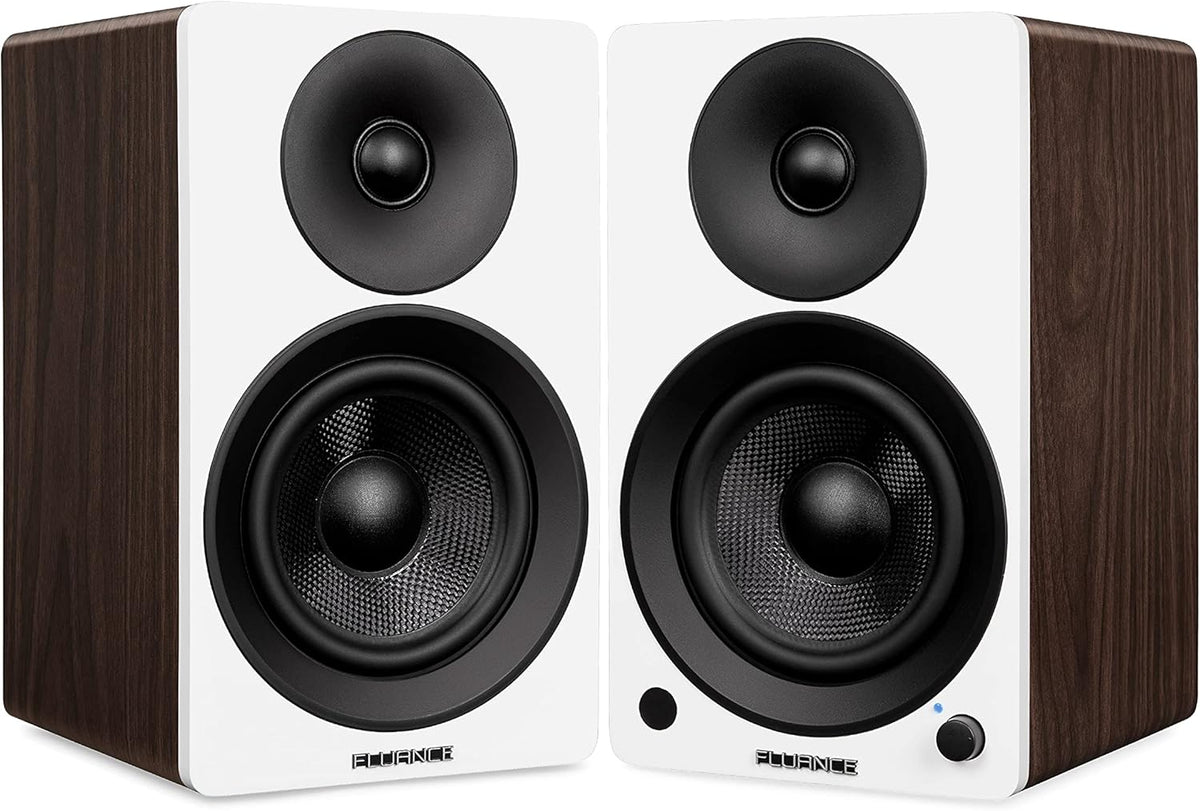 Powered 2-Way 2.0 Stereo Bookshelf Speakers with 5 Drivers, 90W Amplifier G7327