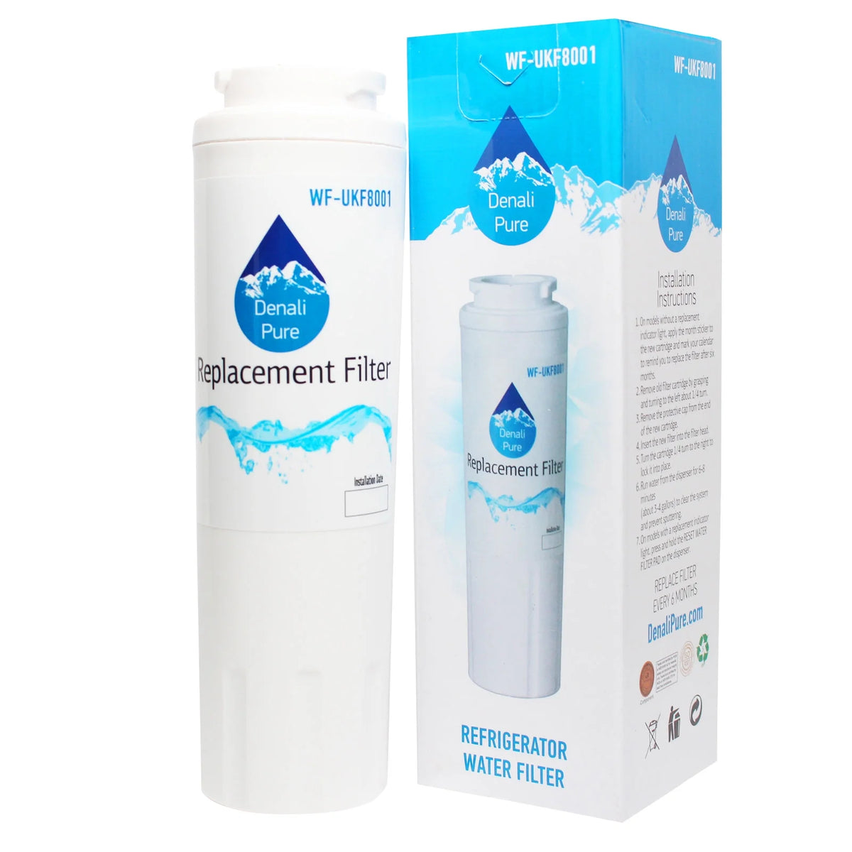 2-Pack Replacement Refrigerator Water Filter K7898