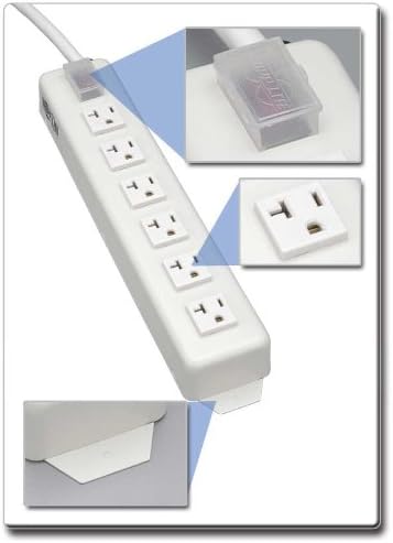 6 Outlet Power Strip, 20A, 15ft Cord with 5-20P Plug X62818