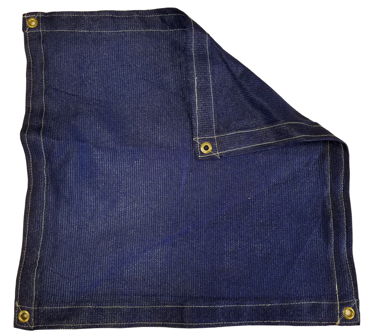 Blue 6 Ft. x 8 Ft. Windscreen Privacy Shade Mesh Tarp Z195