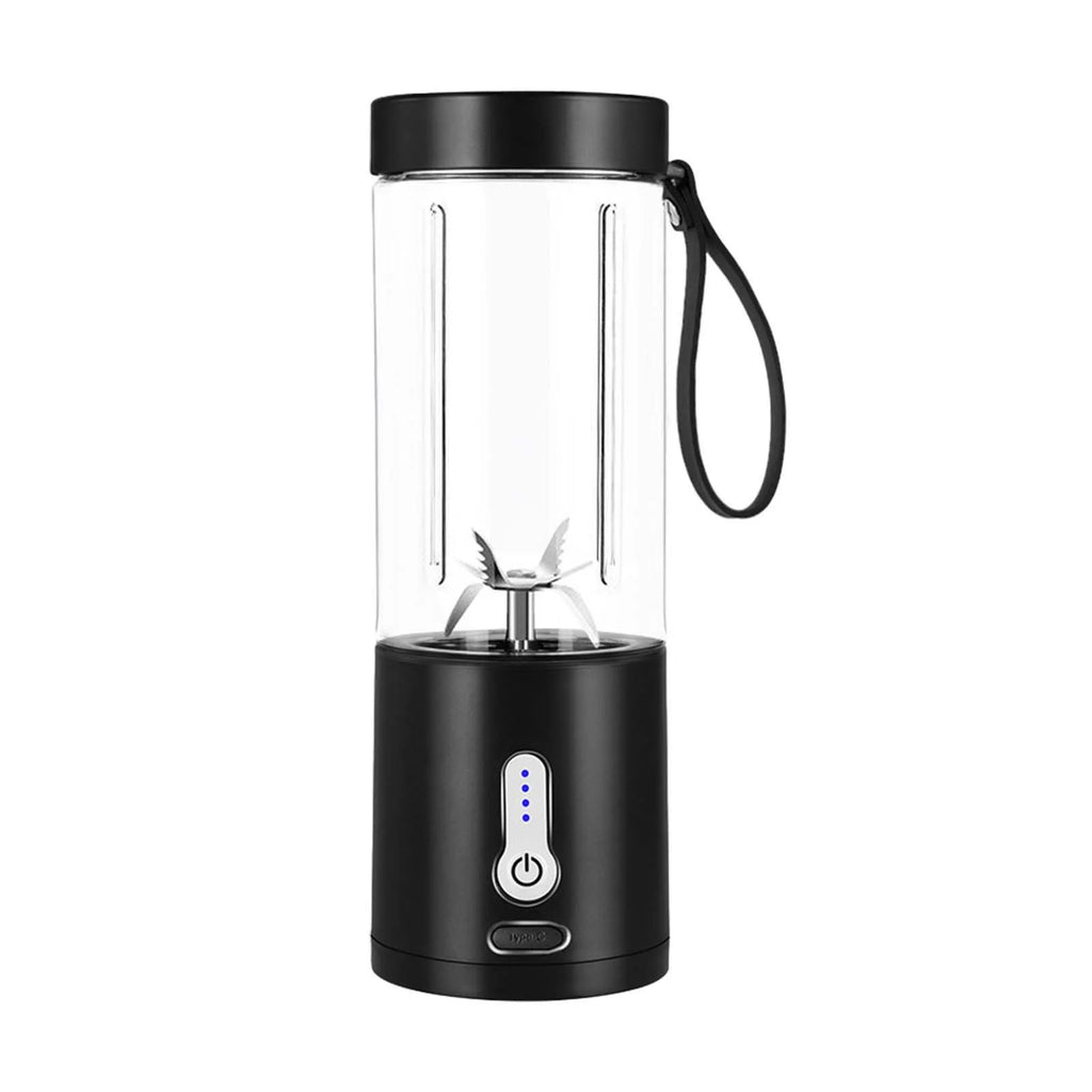 Black 530ml Portable USB Juicer Cup U853481