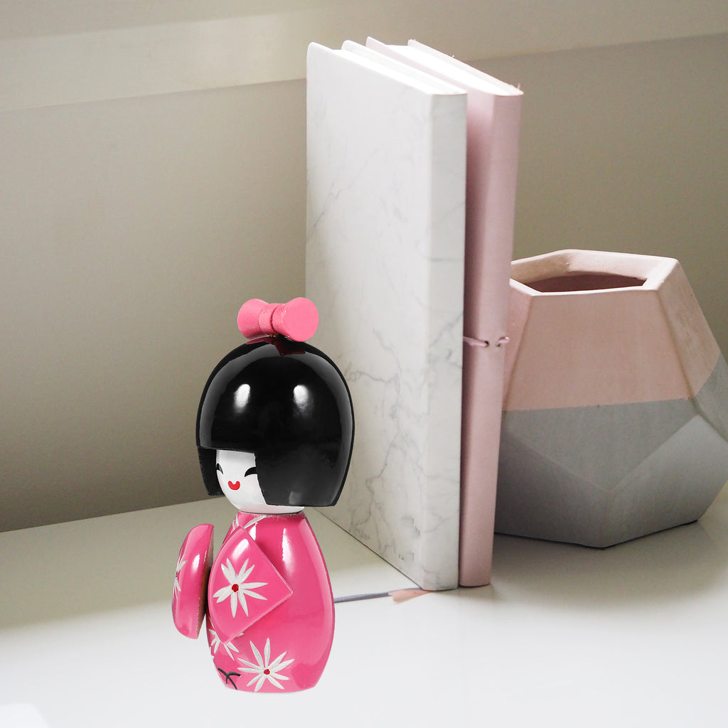 Wooden Kimono Doll Ornament T665549