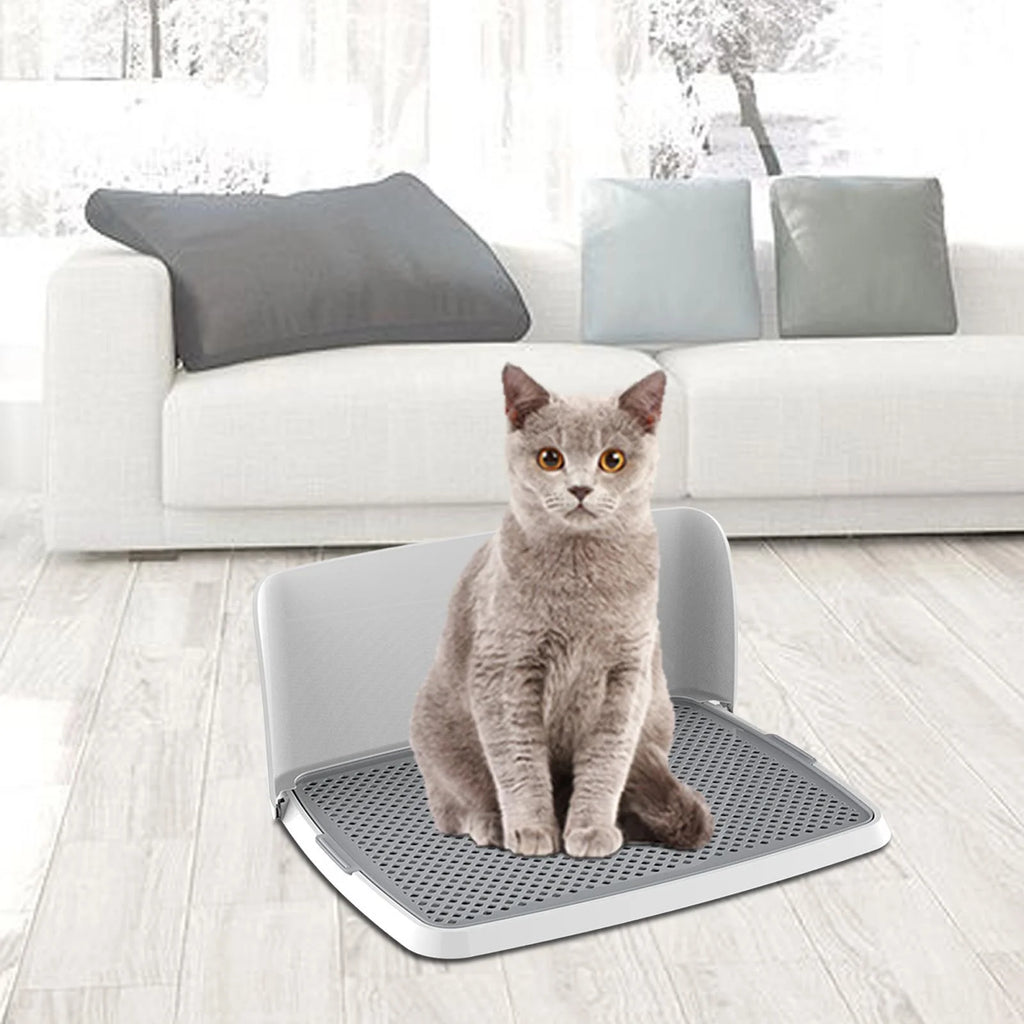 Dog Toilet Tray with Removable Pee Pad Holder 63cmx29cmx48cm L7896