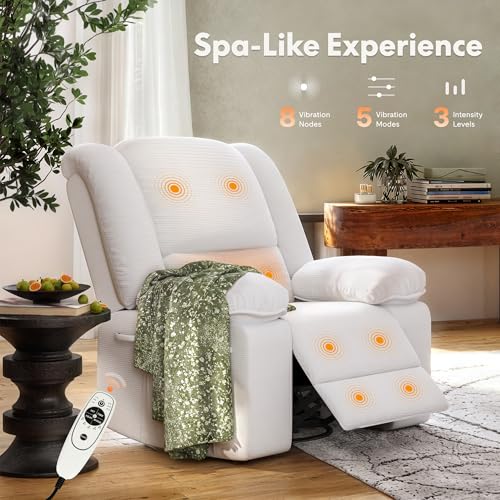 Oversized Swivel Rocker Recliner Chair with Heating H75881