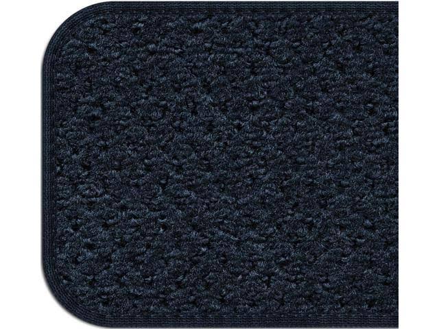 Navy Blue Attachable Carpet Stair Treads Set of 12 Y143