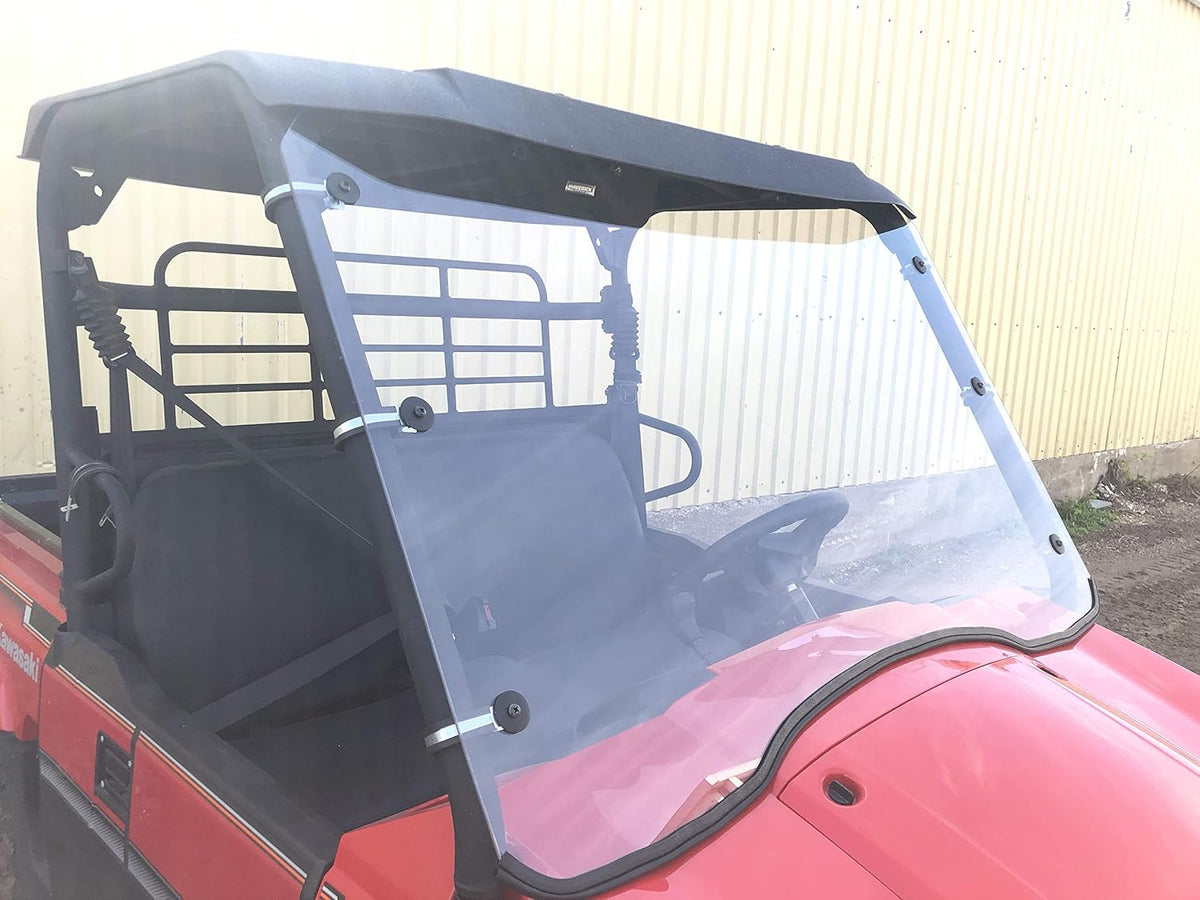 Kawasaki Mule Pro MX Scratch Resistant Polycarbonate Full Windshield H3521