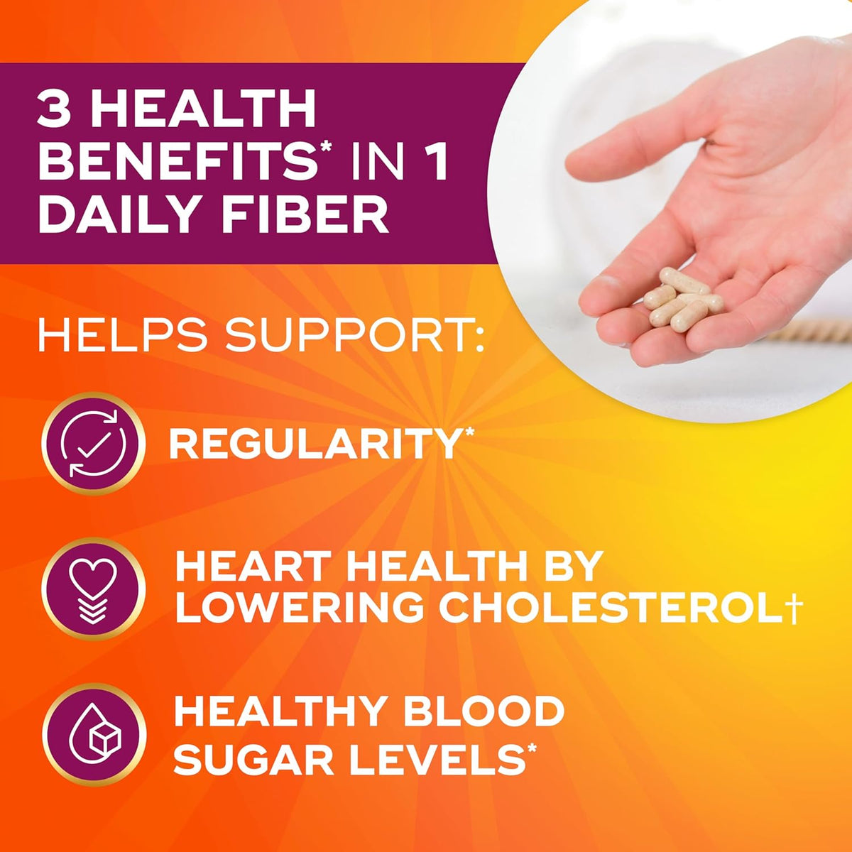 300ct Psyllium Husk Fiber Capsules R726917