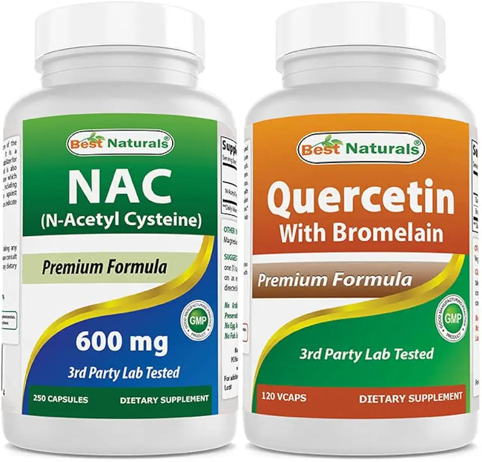 NAC 600 mg & Quercetin with Bromelain E371