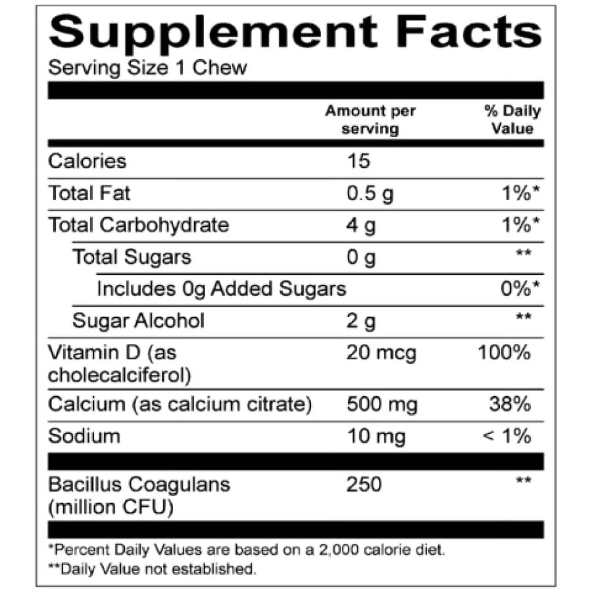 Bariatric Multivitamin Capsules 1-Month Supply with Iron and Calcium Citrate Soft Chews C36077