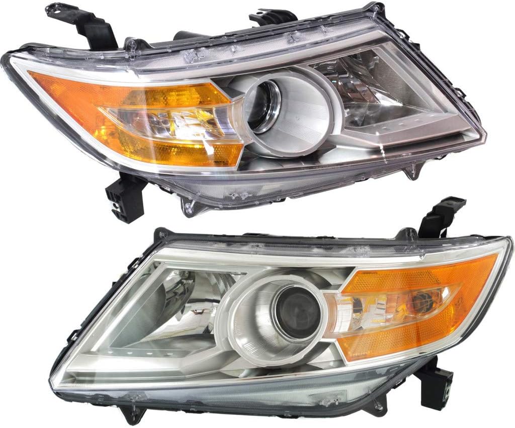 Headlight Assembly Pair for Honda Odyssey 2011 2012 2013 Q2522